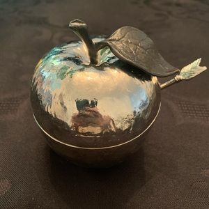 Michael Aram Apple enamel dish with spoon